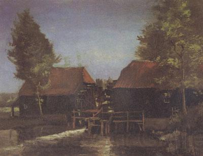 Vincent Van Gogh Water Mill at Kollen near Nuenen (nn04) Germany oil painting art